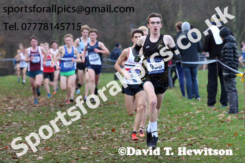 Mens junior British Athletics Liverpool Cross Challenge, Sefton Park, Liverpool. Photo:  David T. Hewitson/Sports for All Pics